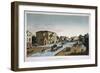 View of the Barriere Saint-Denis Tollgate-Courvoisier and Boivin-Framed Giclee Print