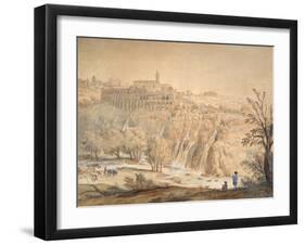 View of the Basilian Monastery at Grottaferrata, Rome-Gaspar van Wittel-Framed Giclee Print