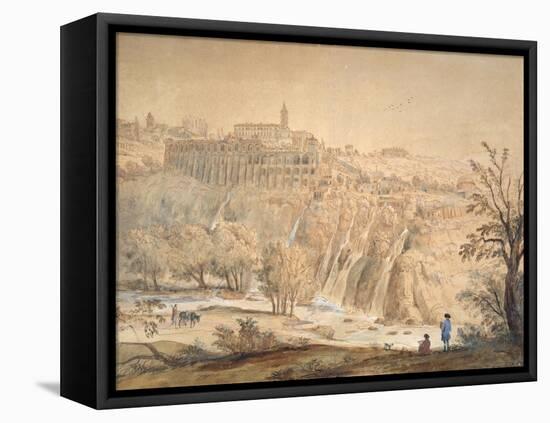 View of the Basilian Monastery at Grottaferrata, Rome-Gaspar van Wittel-Framed Stretched Canvas