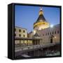 View of the Basilica of the Annunciation at Twilight-Massimo Borchi-Framed Stretched Canvas