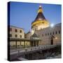 View of the Basilica of the Annunciation at Twilight-Massimo Borchi-Stretched Canvas