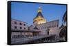 View of the Basilica of the Annunciation at Twilight-Massimo Borchi-Framed Stretched Canvas