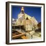 View of the Basilica of the Annunciation at Twilight-Massimo Borchi-Framed Photographic Print