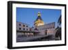 View of the Basilica of the Annunciation at Twilight-Massimo Borchi-Framed Photographic Print