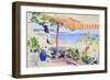 View of the Basin of Arcachon (Gouache on Paper)-Mildred Bendall-Framed Giclee Print