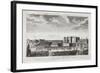 View of the Bastille St Anthony's Gate and Part of the Suburbs of Paris-Jacques Rigaud-Framed Giclee Print