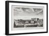 View of the Bastille St Anthony's Gate and Part of the Suburbs of Paris-Jacques Rigaud-Framed Giclee Print