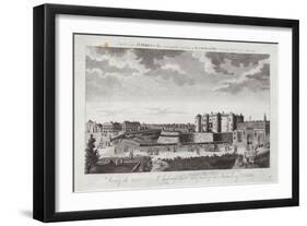 View of the Bastille St Anthony's Gate and Part of the Suburbs of Paris-Jacques Rigaud-Framed Giclee Print