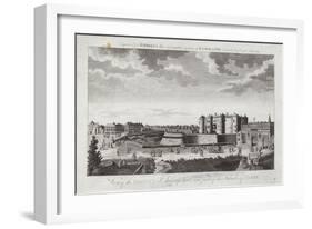 View of the Bastille St Anthony's Gate and Part of the Suburbs of Paris-Jacques Rigaud-Framed Giclee Print