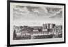 View of the Bastille St Anthony's Gate and Part of the Suburbs of Paris-Jacques Rigaud-Framed Giclee Print