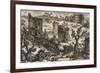 View of the Baths of Titus, c.1775-Giovanni Battista Piranesi-Framed Giclee Print