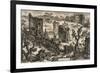 View of the Baths of Titus, c.1775-Giovanni Battista Piranesi-Framed Giclee Print