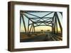 View of the Baton Rouge Bridge on Interstate Ten over the Mississippi River in Louisiana.-Jorg Hackemann-Framed Photographic Print