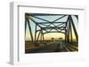 View of the Baton Rouge Bridge on Interstate Ten over the Mississippi River in Louisiana.-Jorg Hackemann-Framed Photographic Print