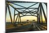 View of the Baton Rouge Bridge on Interstate Ten over the Mississippi River in Louisiana.-Jorg Hackemann-Mounted Photographic Print