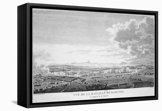 View of the Battle of Marengo at the Moment of Victory, 1800-null-Framed Stretched Canvas