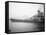 View of the Battleship USS Missouri-null-Framed Stretched Canvas