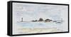 View of the bay and Atlantic Ocean, Saint-Enogat, Dinard, Brittany, France-Richard Lawrence-Framed Stretched Canvas