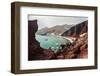 View of the Bay and the Beautiful Red Beach-Olga Gavrilova-Framed Photographic Print