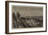 View of the Bay of Mount St Michael, from Avranches, Normandy-Auguste Victor Deroy-Framed Giclee Print