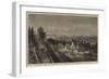 View of the Bay of Mount St Michael, from Avranches, Normandy-Auguste Victor Deroy-Framed Giclee Print