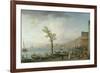 View of the Bay of Naples, 1748-Claude Joseph Vernet-Framed Giclee Print