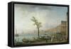 View of the Bay of Naples, 1748-Claude Joseph Vernet-Framed Stretched Canvas