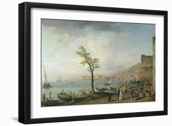 View of the Bay of Naples, 1748-Claude Joseph Vernet-Framed Giclee Print