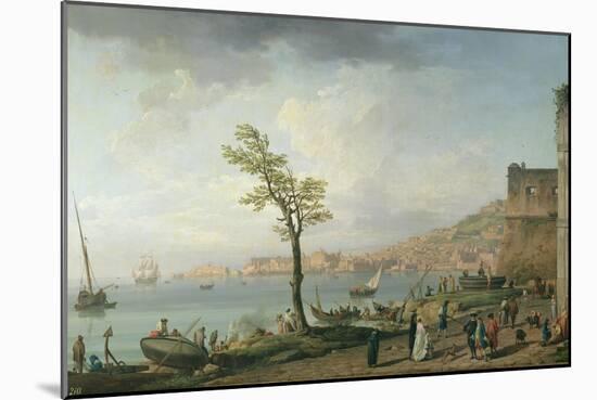 View of the Bay of Naples, 1748-Claude Joseph Vernet-Mounted Giclee Print