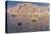 View of the Bay of Palma De Mallorca-Antonio Munoz Degrain-Stretched Canvas