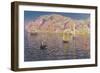 View of the Bay of Palma De Mallorca-Antonio Munoz Degrain-Framed Giclee Print