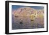 View of the Bay of Palma De Mallorca-Antonio Munoz Degrain-Framed Giclee Print