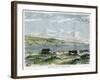 View of the Bay of Valparaiso, Chili, C1880-null-Framed Giclee Print