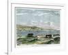 View of the Bay of Valparaiso, Chili, C1880-null-Framed Giclee Print