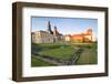 View of the Beautiful Saint Stanislas Cathedral at Wawel Castle, Krakow, Poland, Viewed from Behind-dziewul-Framed Photographic Print