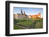 View of the Beautiful Saint Stanislas Cathedral at Wawel Castle, Krakow, Poland, Viewed from Behind-dziewul-Framed Photographic Print