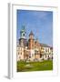 View of the Beautiful Saint Stanislas Cathedral at Wawel Castle, Krakow, Poland, Viewed from Behind-dziewul-Framed Photographic Print