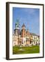 View of the Beautiful Saint Stanislas Cathedral at Wawel Castle, Krakow, Poland, Viewed from Behind-dziewul-Framed Photographic Print