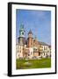 View of the Beautiful Saint Stanislas Cathedral at Wawel Castle, Krakow, Poland, Viewed from Behind-dziewul-Framed Photographic Print