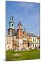 View of the Beautiful Saint Stanislas Cathedral at Wawel Castle, Krakow, Poland, Viewed from Behind-dziewul-Mounted Photographic Print