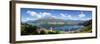 View of the bell tower and village of Dorio, Lake Como, Italian Lakes, Lombardy, Italy-Roberto Moiola-Framed Photographic Print