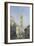 View of the Bell Tower of the Cathedral in Florence-Lorenzo Delleani-Framed Giclee Print