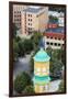 View of the Bell-Tower of the Orthodox Church from the Latvian Academy of Science Building-Massimo Borchi-Framed Photographic Print