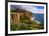 View Of The BIXby Creek Bridge, Big Sur, Ca-George Oze-Framed Photographic Print