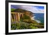 View Of The BIXby Creek Bridge, Big Sur, Ca-George Oze-Framed Photographic Print