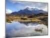 View of the Black Cuillin Mountain Sgurr Nan Gillean, Glen Sligachan, Isle of Skye, Scotland, UK-Chris Hepburn-Mounted Photographic Print