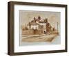 View of the Black Lion Inn, Church Street, Chelsea, London, 1860-null-Framed Premium Giclee Print