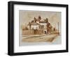 View of the Black Lion Inn, Church Street, Chelsea, London, 1860-null-Framed Premium Giclee Print