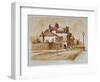 View of the Black Lion Inn, Church Street, Chelsea, London, 1860-null-Framed Premium Giclee Print