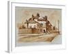 View of the Black Lion Inn, Church Street, Chelsea, London, 1860-null-Framed Giclee Print